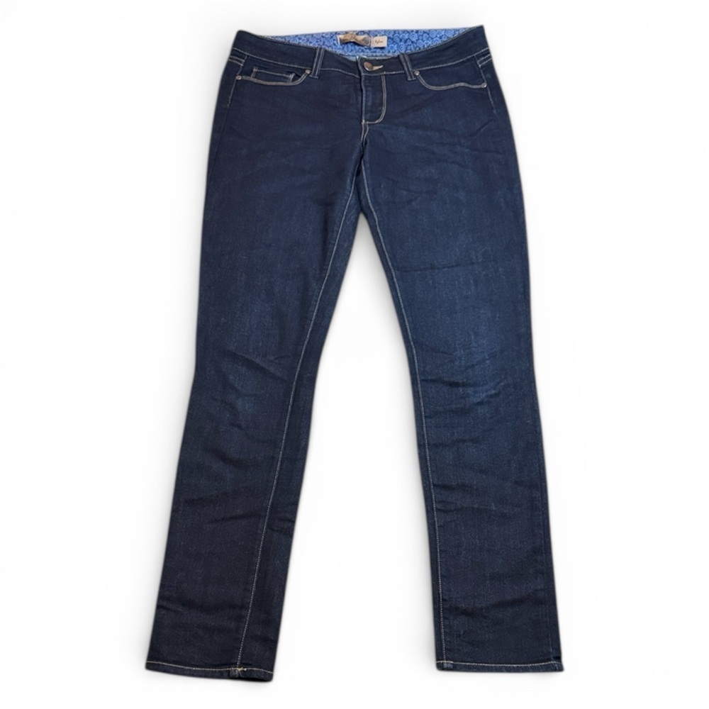 PAIGE Dark Blue Skyline Skinny Jeans sz 30
